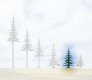 71931 Auhagen Evergreen with base - 7 cm